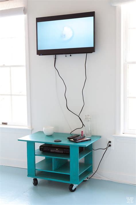 How To Hide Tv Cords On A Wall Mounted Tv Hammer Time Hide Cords On