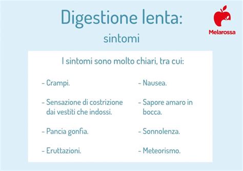 Digestione Lenta O Dispepsia Cause Sintomi E Cura Melarossa