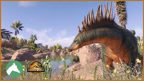 Amargasaurus And Other Herbivores Jurassic World Evolution 2 Desert Park Youtube