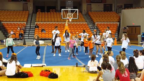 Raegans Cheer Clinic Today At Campbell University Youtube
