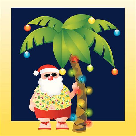 Best Christmas Palm Tree Illustrations Royalty Free Vector Graphics