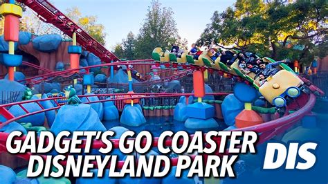 Gadgets Go Coaster In Mickeys Toontown Disneyland Park Youtube