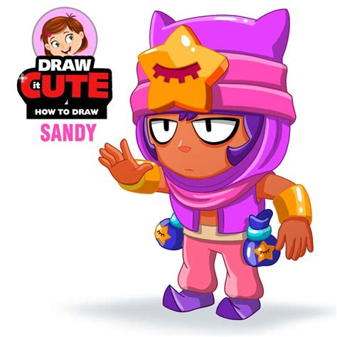 Sandy is a legendary brawler with moderate health and moderate damage output who can deal damage to multiple enemies at once with his wide. How to draw Sandy | Brawl Stars - Draw it cute