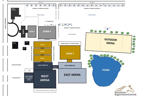 Facility Map The National Equestrian Center