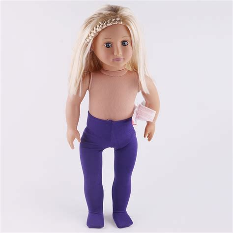 Purple Tight Pants Fit 18 American Girl Doll Clothes Accessories In