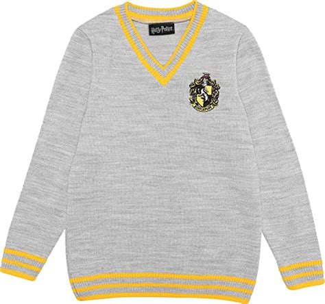 Harry Potter Hufflepuff House Girls Knitted Jumper Official