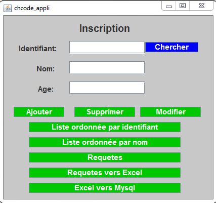 Exemple Interface Graphique Java Code Source
