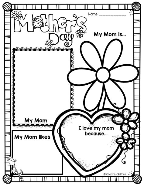 Free Mothers Day Activity Sheets Mothersdaytoday