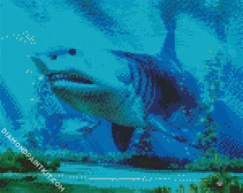 The Megalodon Shark 5d Diamond Painting