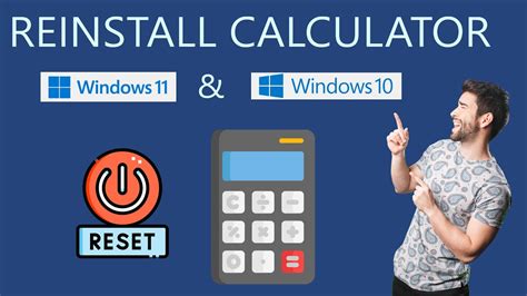 How To Reinstall Calculator In Windows Pc Youtube