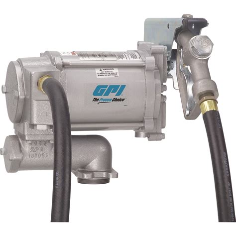 Free Shipping — Gpi 115v Fuel Transfer Pump — 20 Gpm Manual Nozzle