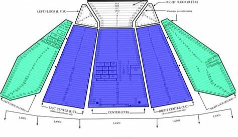 Merriweather Post Pavilion Seating Map - Maps For You