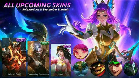 1080p full hd high resolution presents crystal and sharp images and videos even at night. MOBILE LEGENDS ALL UPCOMING SKIN - SEPTEMBER STARLIGHT ...