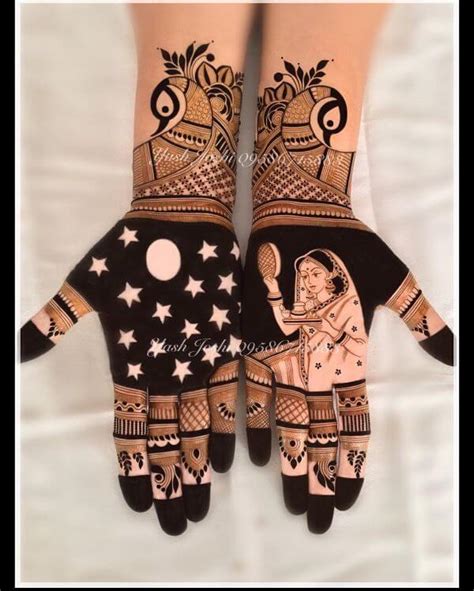 Karwa Chauth Special Full Hand Mehndi Designs 8 K4 Fashion