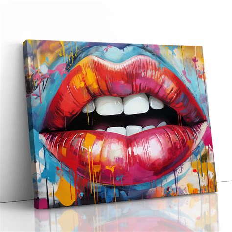 Graffiti Lips Prints