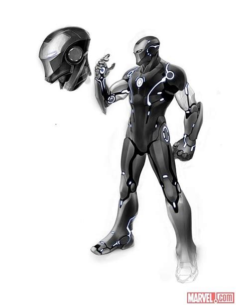 Iron Man Bulks Up And Gets Stealthy In New Armor Designs By Carlo Pagulayan
