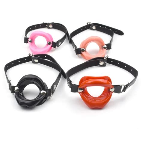 fetish big lips mouth plug women silicone open mouth gag bondage sex toys big mouth deep throat