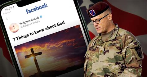 Decorated Army Chaplain Faces Career Ending Threat Because Of Social Media Posts News First