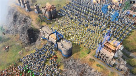 Age Of Empires 4 Massive Hill Defense Youtube