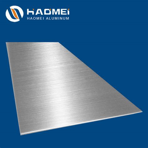 Brushed Aluminum Sheet Metal Haomei Anodized Brushed Plates