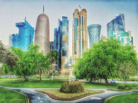 Corniche Towers Doha Qatar Mosabgamaal Like Comment Tag Tag Your
