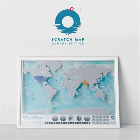Scratch Map Oceanography Editionlivraison 24h Getdigital