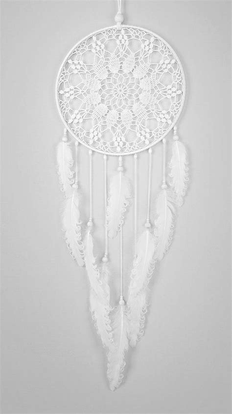 Large White Dream Catcher Crochet Doily Dreamcatcher Boho