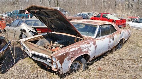 Michigan Junkyard Turns Up Some Buried Muscle Car Treasure Hot Rod