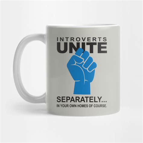 Introverts Unite Separately Introvert Mug Teepublic