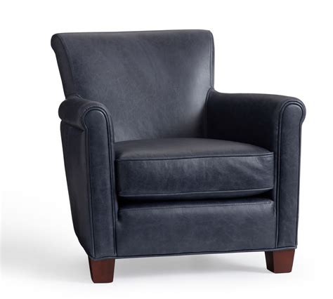 Furniture consignment and re my sister s attic. Irving Leather Armchair - Indigo Blue | Pottery Barn AU