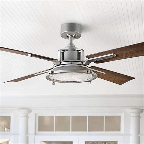Shop outdoor ceiling fans, which are ul rated for use in damp rooms and wet exterior locations at del mar fans. 56" Modern Forms Nautilus Graphite LED Outdoor Ceiling Fan ...