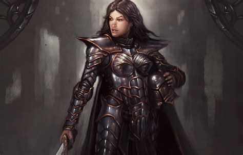 Download Armor Woman Warrior Fantasy Women Warrior Hd Wallpaper By