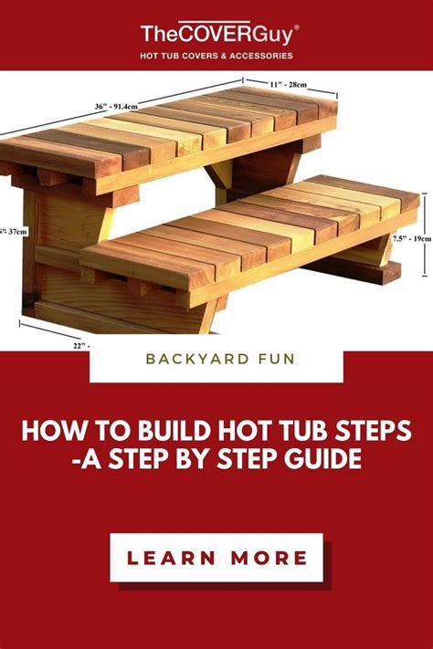 Diy Wood Hot Tub Steps Aimee Mattison