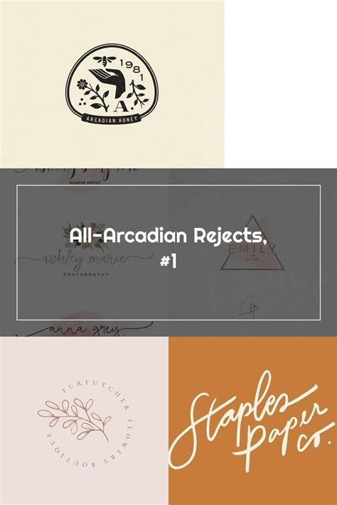 Photography Logos All Arcadian Rejects 1 By Caleb Heisey Photography
