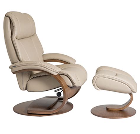 Affordable recliners and chairs at aaron's. Fjords General Ergonomic Leather Recliner Chair + Ottoman ...