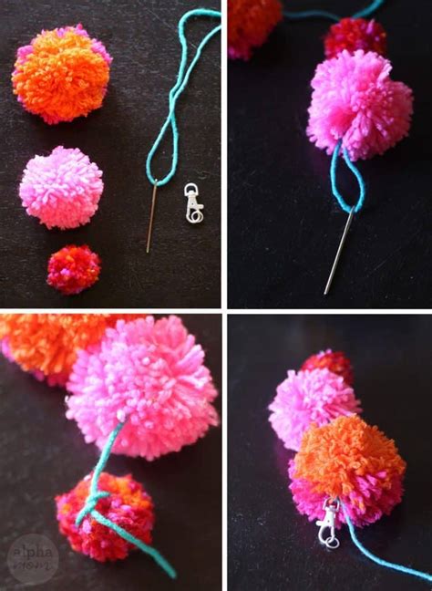 How To Make Yarn Pom Poms And Fun Crafts Alpha Mom