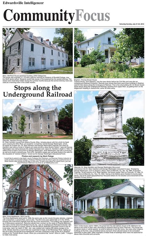 Underground Railroad Illinois Longest Journey