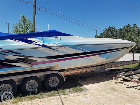 2001 Used Active Thunder 37 Custom High Performance Boat For Sale