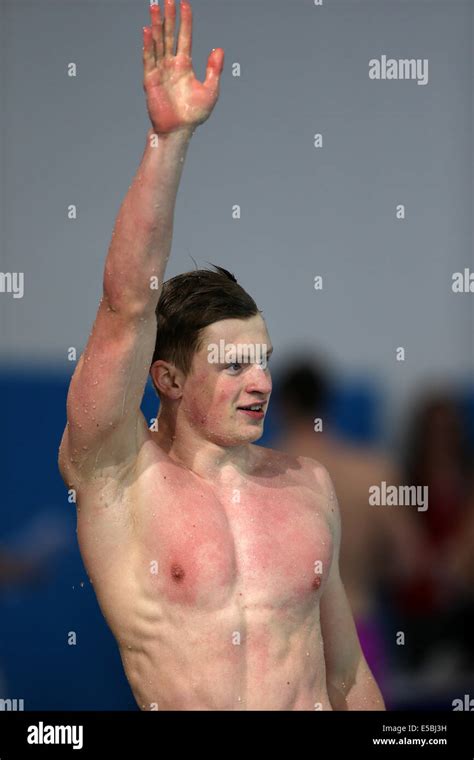 Adam Peaty Wins Gold 100m Breaststroke Tollcross Swimming Centre Glasgow Scotland 26 July 2014