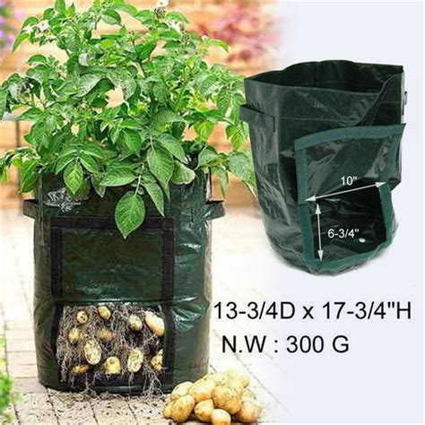 Another design is an automatic potato planter. DIY Potato Grow Planter Container Bag Pouch Root Plant Growing Pot Side Window 664488129259 | eBay
