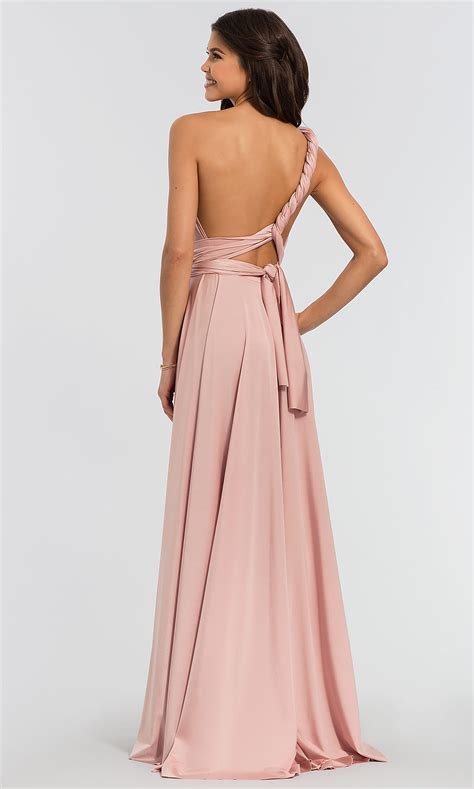 They are perfect for bridesmaids and weddings as well. Kleinfeld Convertible-Bodice Long Bridesmaid Dress