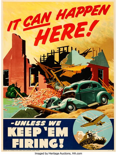 World War II Propaganda (General Motors, 1942). Very Fine+ on | Lot #86470 | Heritage Auctions