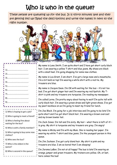 Describing People Interactive And Downloadable Worksheet You Can Do