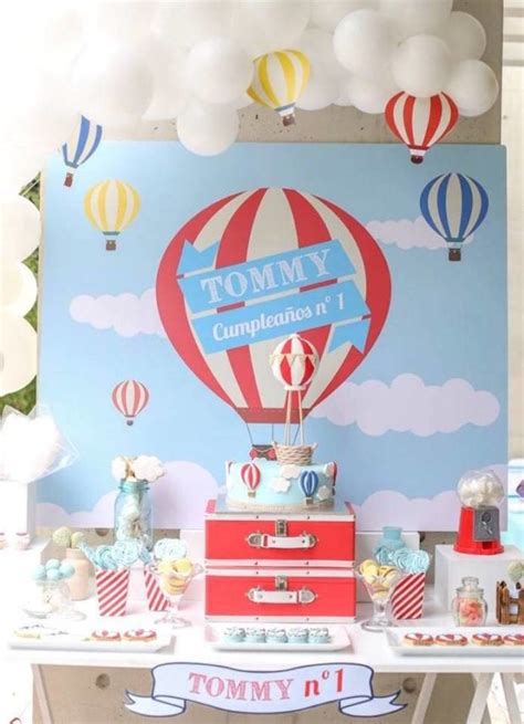 19 Hot Air Balloon Party Ideas And Decorations Spaceships And Laser Beams