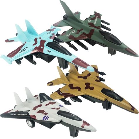 Buy Artcreativity Diecast Fighter Jets Pullback Mechanism Set Of 4