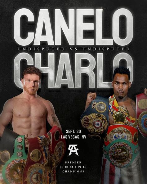 Canelo Vs Jermell Charlo Set For September 30th In Vegas Texas Boxing