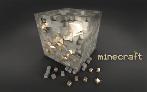 Gray Minecraft Advertisement Minecraft Render 3d Digital Art Hd