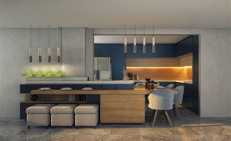 Maybe you would like to learn more about one of these? Open Kitchen Modern Design 3d max model | CGTrader