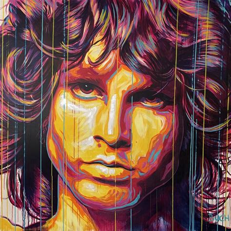 Jim Morrison Painting By Allan Buch Saatchi Art