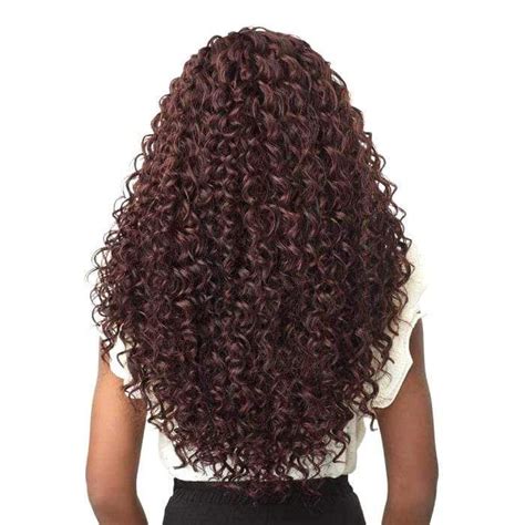 BEACH CURL Lulutress Synthetic Crochet Braid Crochet Hair Styles Beach Curls Dyed Hair